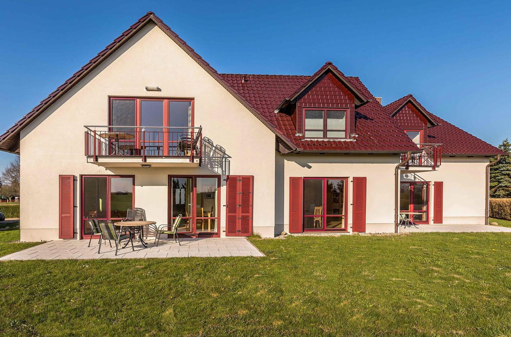 Storchenruh- Familienfreundliches Ferienhaus Mit Terrasse & Direkter Golfplatzlage 고렌레빈 외부 사진